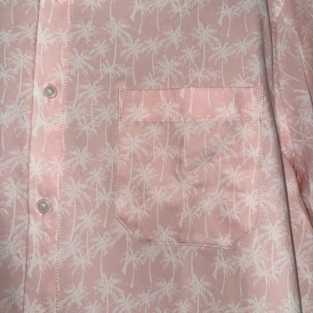 Mizzen+Main Light Pink Patterned Casual Shirt - Picture 4 of 6